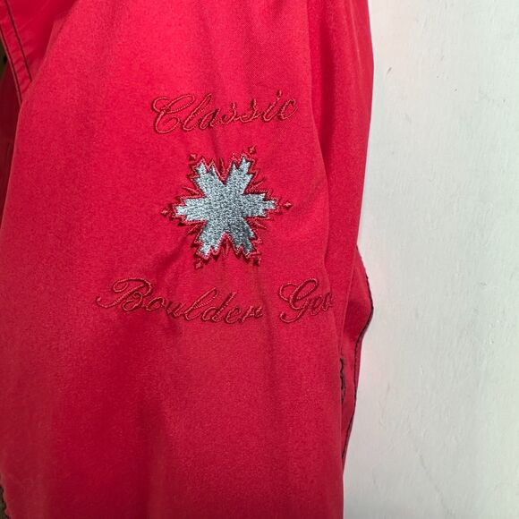 Boulder Gear Red Ski Jacket Women's Sz 10 ~ M 23 x 29" 3M Insulated Winter Coat - Picture 11 of 15